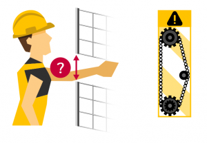 Find the <strong>size of an opening</strong> according to distance